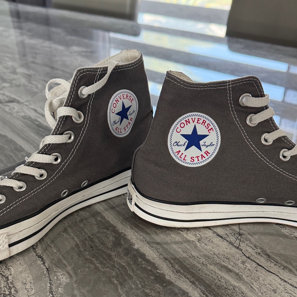 Converse Charcoal High-Top Sneakers